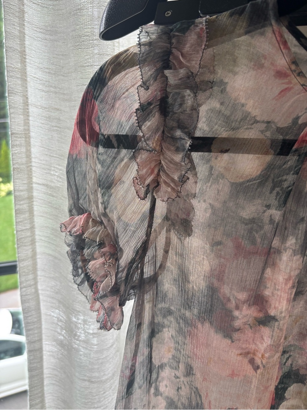 NWOT Zimmermann Floral Radiate Ruffle Top - Picture 3 of 4